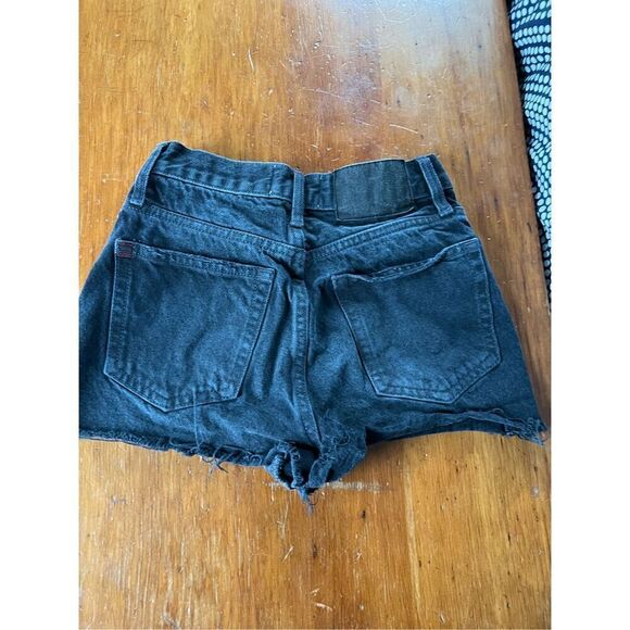 BDG black Jean cutoff shorts 24 - Picture 2 of 4